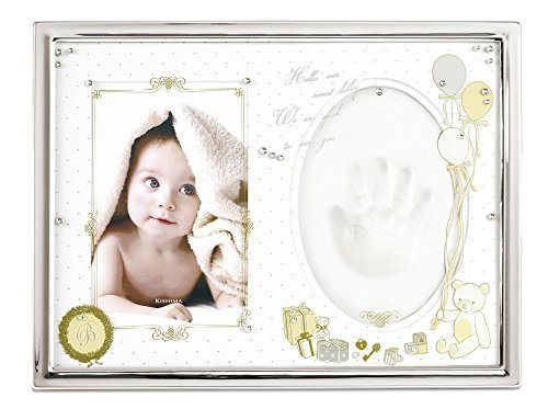 キシマ Kishima ポルテ ベビーフレーム シルバー KP-31128 0ヶ月~12ヶ月 手型 足型,出産祝い,写真立て,