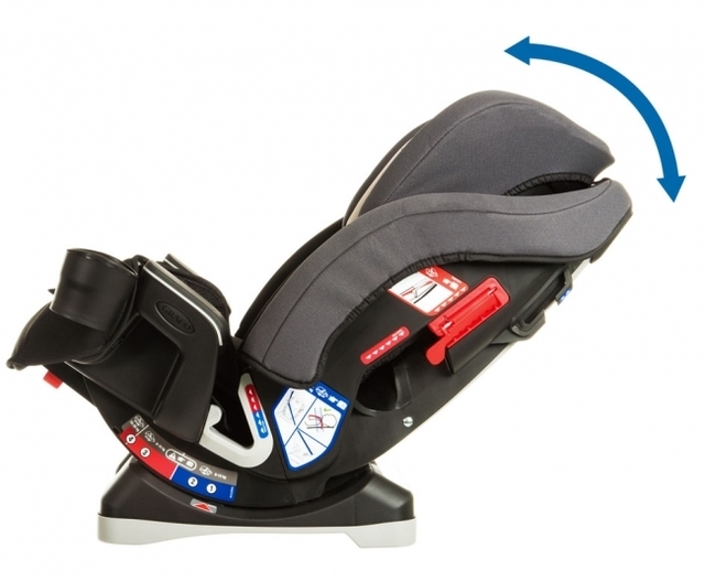 リクライニング調節説明,グレコ,チャイルドシート,新製品