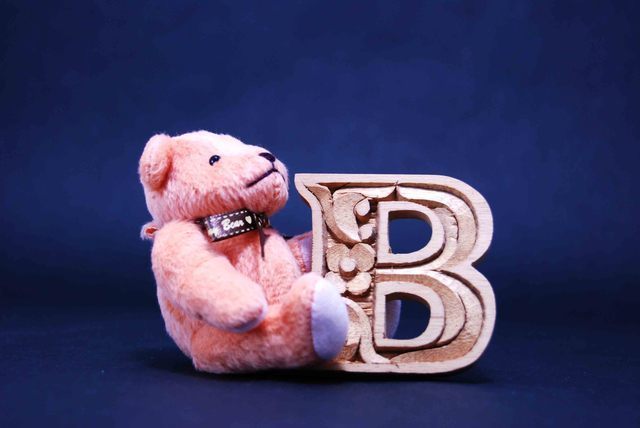 熊のぬいぐるみとアルファベット,出産祝い,ガーゼタオル,