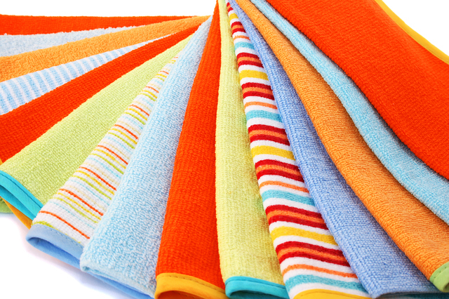 カラフルなタオル,出産祝い,ガーゼタオル,