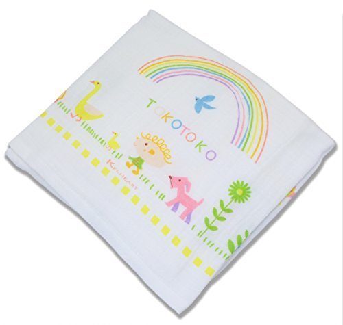 【今治タオル】 MY FAIR BABY MAKE-FRIENDS ガーゼバスタオル (縦90×横90cm),出産祝い,ガーゼタオル,