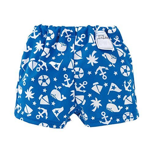 (チャックル) chuckle *ベビースイム*マリン柄水遊び用おむつパンツ【トランクスタイプ】 ブルー 80cm M4507-80-31,ベビー水着,男の子,おすすめ