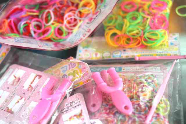 オリジナルカラフルルームブレスゴム,ファンルーム,100均,