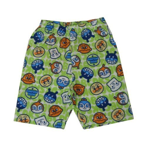 アンパンマン お顔アイコンプリント 5分丈パンツ グリーン◇80cm,ベビー,パンツ,