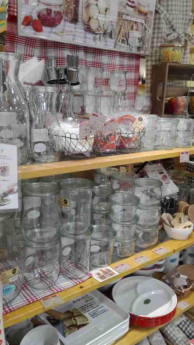 ナチュラルキッチンに並ぶWECK商品,ナチュラルキッチン,WECK,