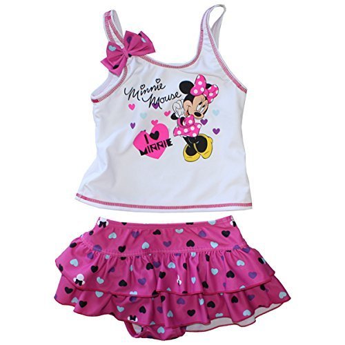Disney(ディズニー) MinnieMouse(ミニーマウス) 女児用セパレート水着 33450532 ピンク 130,女の子,子供水着,
