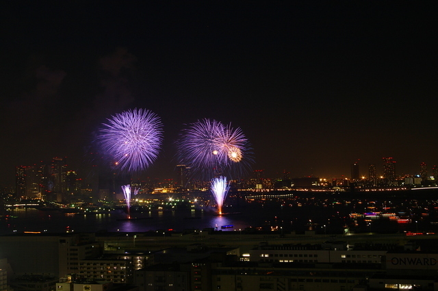 ,東京湾,花火,子連れ
