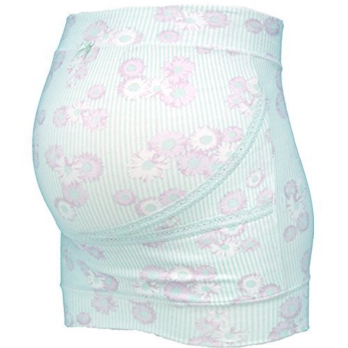 ローズマダム マタニティ妊婦帯 ミキティコラボ 【デイジー柄】 M-Lサイズ サックス 117-4930-01,出産準備リスト ,