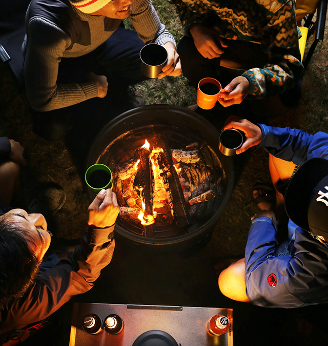 ,焚き火,アウトドア,時間