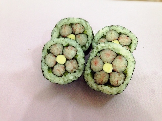 巻き寿司できあがり,飾り,巻き寿司,巻き方