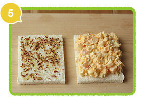 材料をパンにはさむ,レシピ,サンドイッチ,行楽弁当