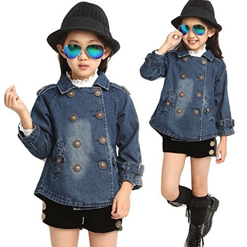 PEEK キッズ 女の子 デニム ジャケット ポンチョ ys_n73_75-73b140,キッズ,デニム,ジャケット