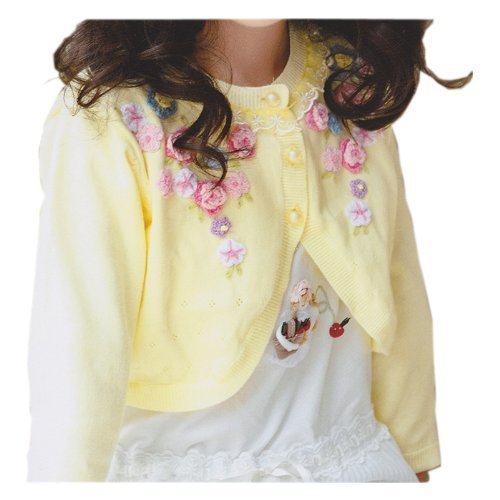 ｂolero-1171 子供 ボレロ カーディガン キッズ 子供カーディガン ニット刺繍 ピンク　ローズレッド　グレー　キッズボレロ・子供ボレロ・子ども・...,キッズ,ボレロ,