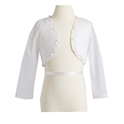 GoGokids子供フォーマル レース ボレロ ポンチョ　カーディガン ケープ　ガールズ　キッズ　子供 発表会入園 結婚 式 パーティー 等に 入園式 結婚式 パーティー (140cm),キッズ,ボレロ,