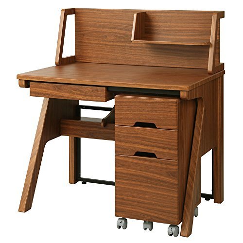 机 デスク テーブル 収納 パソコン 子供 大人 セット 3点セット 幅100cm オシャレ 勉強机 ダークブラウン,小学生,学習机,人気