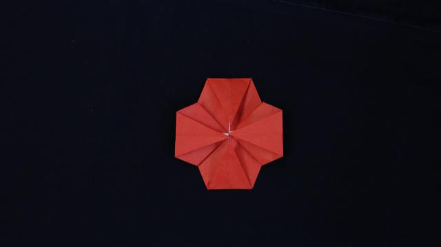 ,折り紙,バラ,折り方