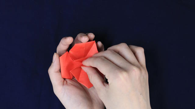 ,折り紙,バラ,折り方