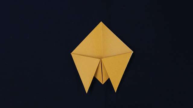 ,折り紙,セミ,折り方