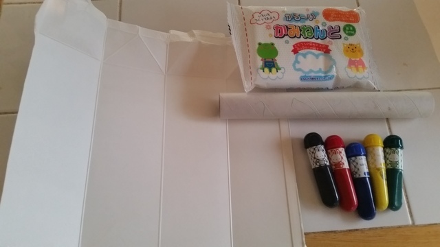 粘土で作る鯉のぼりの材料(オリジナル),粘土,工作,鯉のぼり