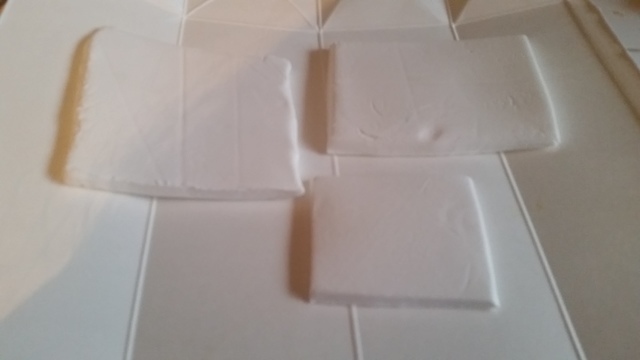 長方形に切られた粘土(オリジナル),粘土,工作,鯉のぼり