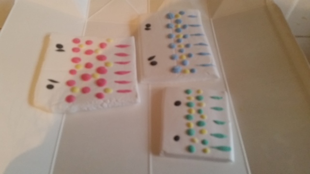 しっぽ部分の模様の付け方(オリジナル),粘土,工作,鯉のぼり