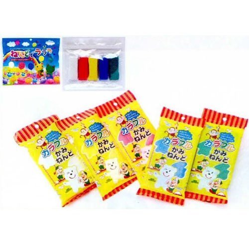 ねんどでラララ　カラフルかみねんど 5色組 ,粘土,工作,鯉のぼり