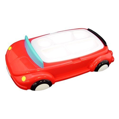 のりものランチプレートNEW じどうしゃ・レッド,キッズ,プレート,食器