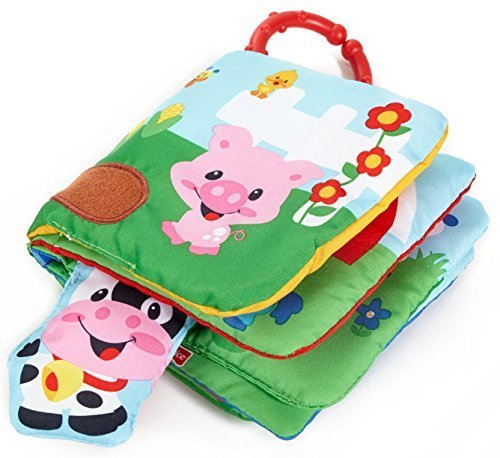 フィッシャープライス めくってモー!おでかけ布えほん (M4060),おもちゃ,0歳,男の子