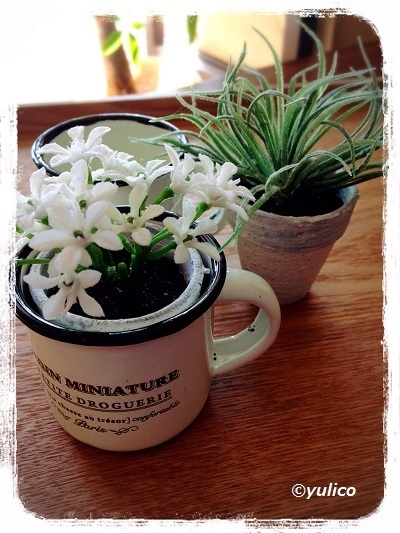 セリアでフェイクグリーン,100均,セリア,インテリア