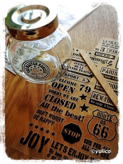 セリアの転写シールでリメイク,100均,セリア,インテリア