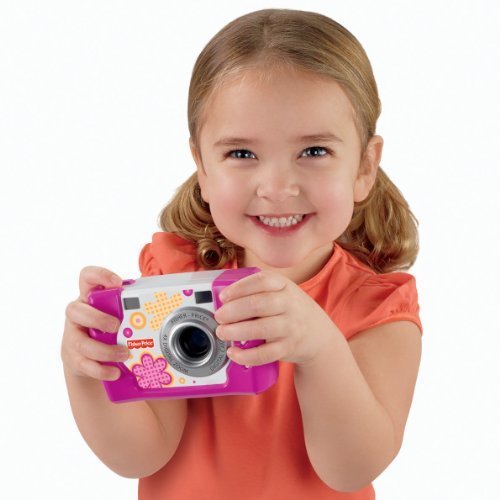 フィッシャープライス キッズ・タフ・デジタルカメラ スリム ピンク (W1460),おもちゃ,フィッシャープライス,おすすめ
