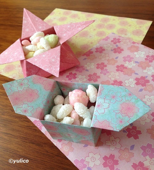 おりがみの箱,ひな祭り,100円,ショップ