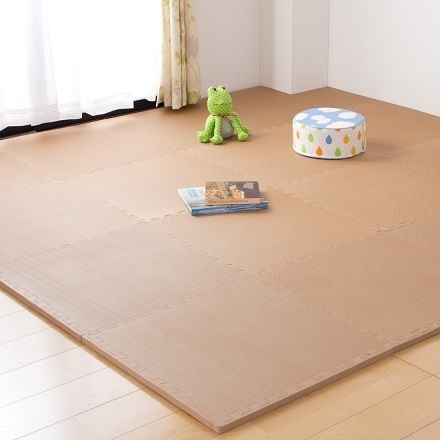 タンスのゲン 3畳用 16枚組ジョイントマット,ジョイントマット,選び方,インテリア