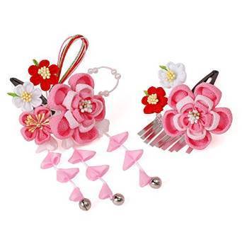 つまみ細工 パッチンどめ,ひな祭り,初節句,お祝い