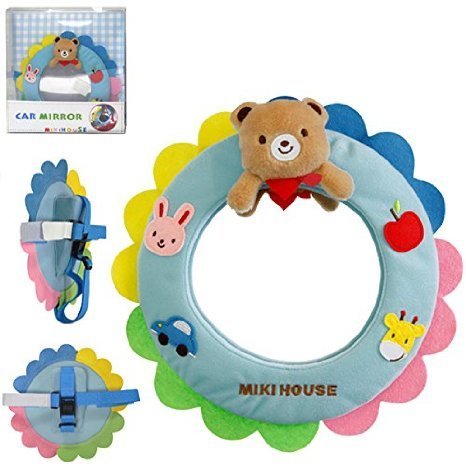 ミキハウスファースト(MIKIHOUSE) どうぶつ柄のカーミラー,カー用品,子ども,便利