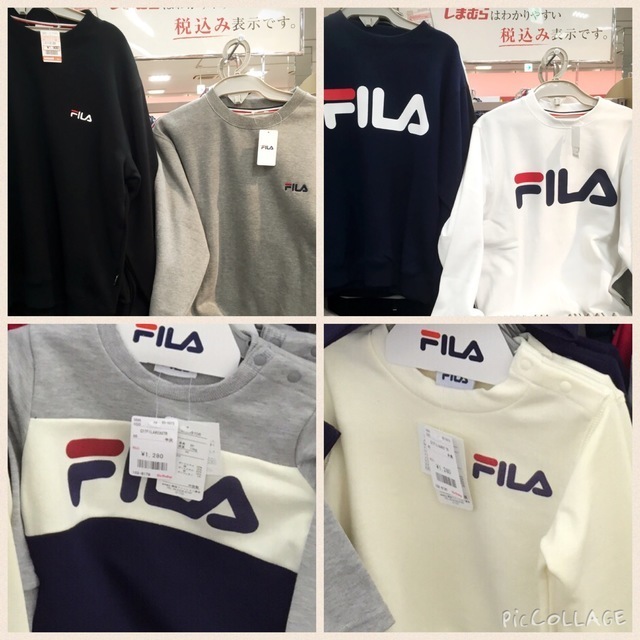 FILA トレーナー,親子,服,おそろい