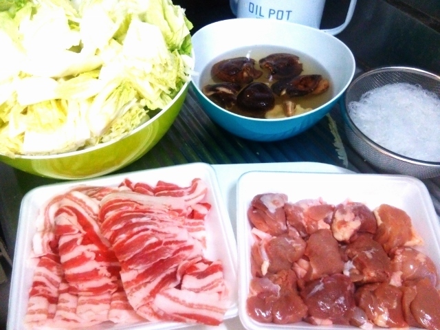 ピェンロー鍋材料,ピェンロー,鍋,レシピ