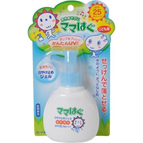 ママはぐ 日やけ止めジェル SPF25 PA+++ 100g,子供用,日焼け止め,