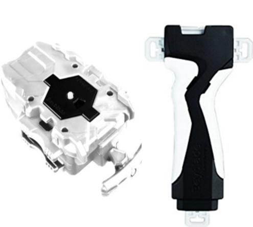 ベイブレード バースト【B39 & B40】ベイランチャー ホワイト＋ランチャーグリップ ブラック,ベイブレード,おもちゃ,