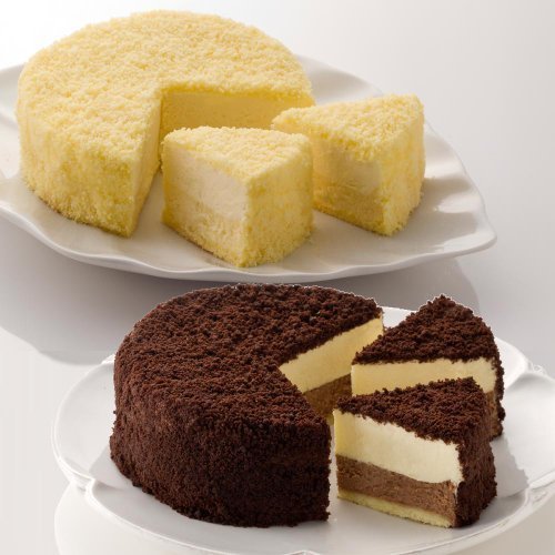 ルタオ (LeTAO) チーズケーキ ドゥーブルフロマージュとショコラドゥーブル 【Amazon.co.jp 限定】お試しセット,内祝い,食べ物,