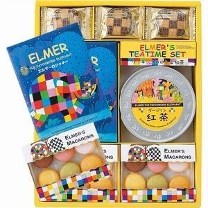エルマー クッキー・マカロン＆紅茶セット,内祝い,食べ物,