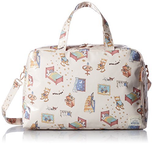 [ジェラート ピケ] ドリームルーム柄コーティングママバッグ ドリームルーム柄コーティングママバッグ PWGB165734 66 PNK,ジェラートピケ,出産祝い,