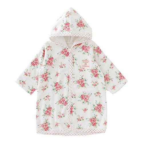 ニシキ P2297 Sweet girl(スウィートガール) バスローブ 70-90cm ホワイト P2297-90W,出産祝い,おしゃれ,