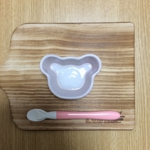 レンジで簡単！裏ごしなしの10倍粥！,離乳食,おかゆ,