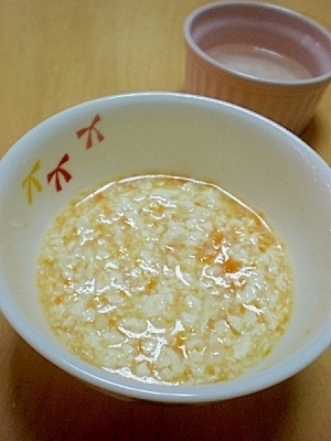 【離乳食初期】豆腐と人参のおじや ,離乳食,おかゆ,
