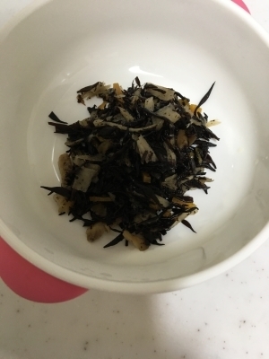 離乳食完了期☆生ひじきで細ごぼうのひじき煮☆,離乳食,ごぼう,