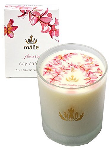 malie organics(マリエオーガニクス) ソイキャンドル プルメリア 240g [並行輸入品],出産祝い,ママ,