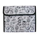 ≪メール便送料無料≫【スヌーピー】ジャバラ式 マルチケース ( 母子手帳ケース )［スケッチ］（モノクロ 白黒 Peanuts じゃばら SNOOPY）,母子手帳ケース,ジャバラ,