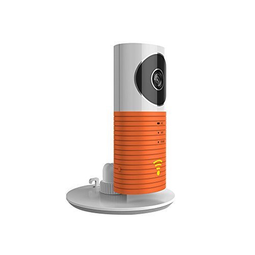 Ewin® ネットワークカメラ ベビーモニター/ペットモニター スマート防犯カメラ 暗視撮影 マイク内蔵 音声通話 生中継 動体感知 sdカード対応 日本語アプリ 簡単接続 自宅警備くん 【日本語説明書と1年間保証付き】 (オレンジ),ベビーモニター,