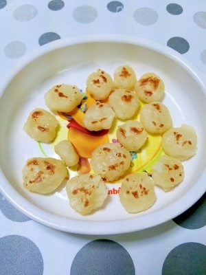 手づかみ ジャガイモとタラのお焼き,離乳食,たら,